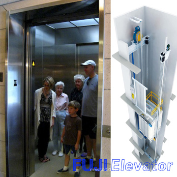 FUJI Low Cost Passagierlift für Kleinhäuser ohne Maschinenraum